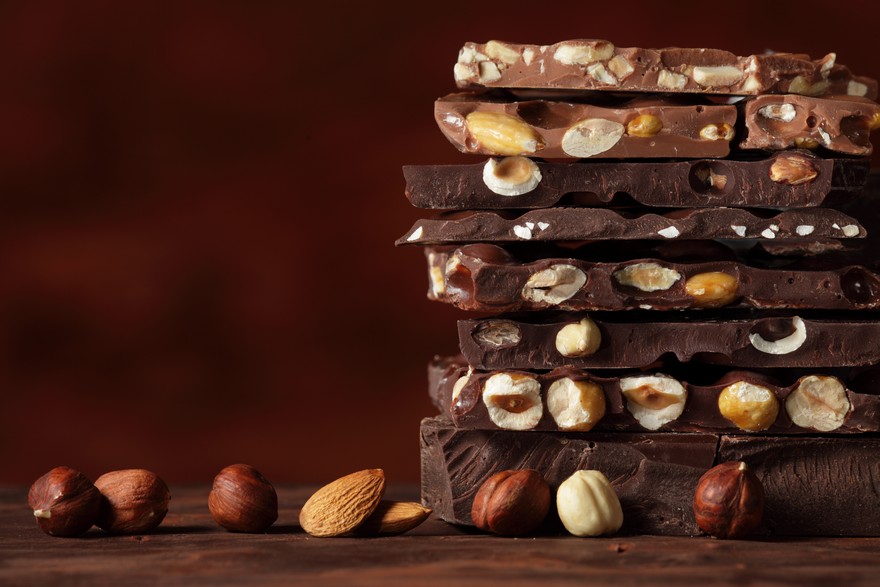 Keva - Recipes - Chocolates - Kesar & Nuts Chocolate