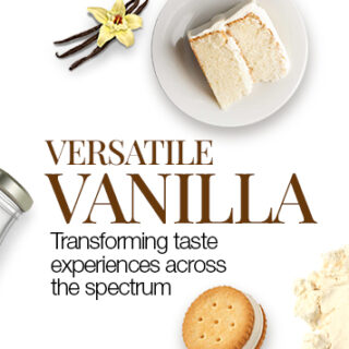 "The Image is showing applications of Vanilla flavouring"