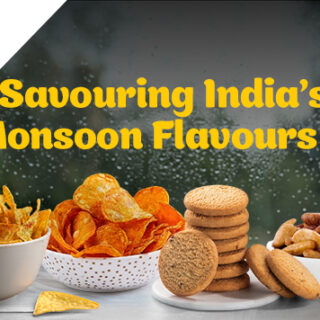 "The images shows Monsoon flavours of India and Keva flavours offerings"