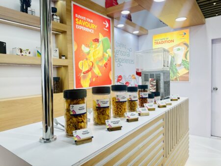 "Keva Flavours Savoury Snack section at FI India 2024"